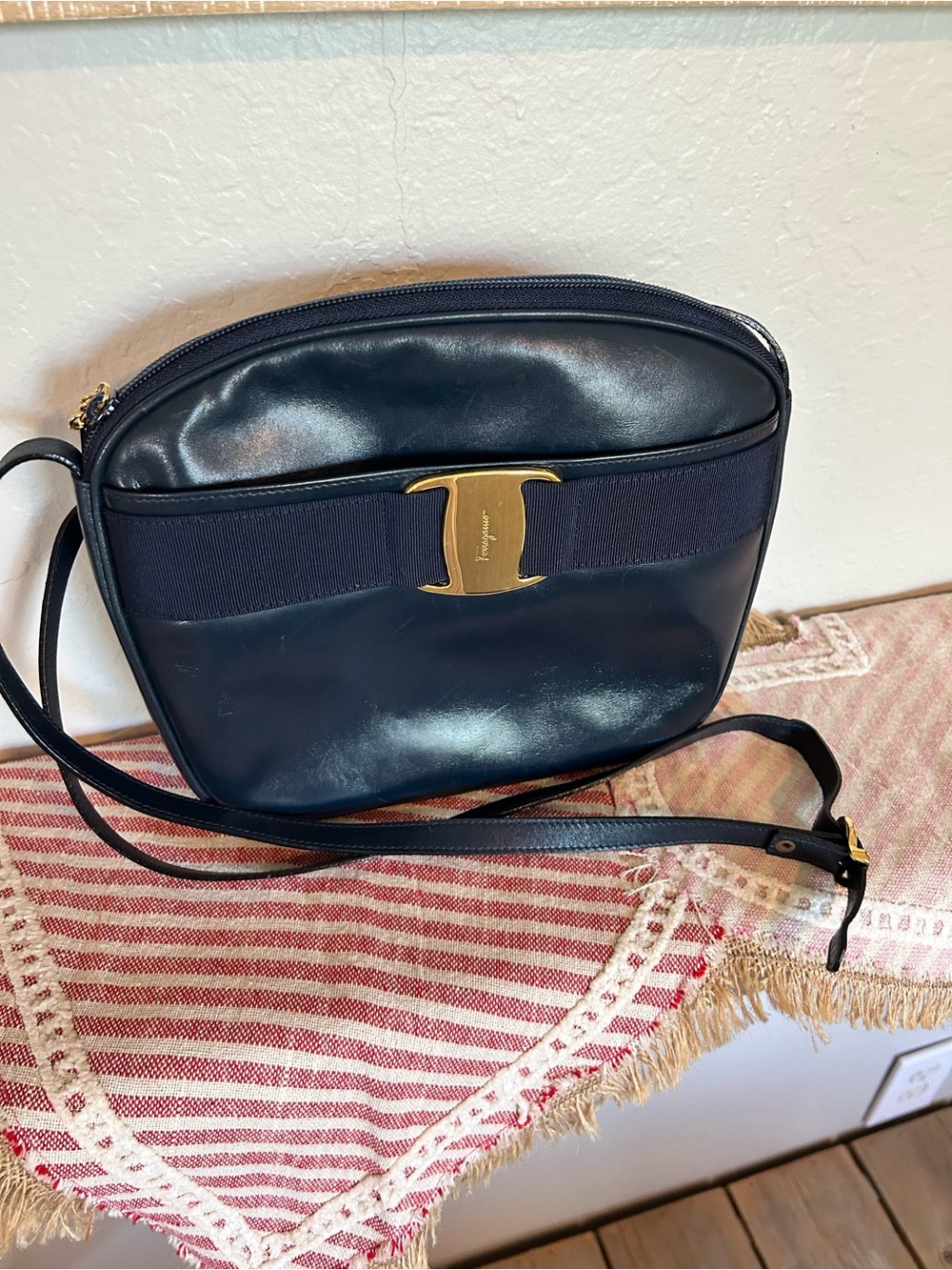 Vintage Ferragamo with dusty